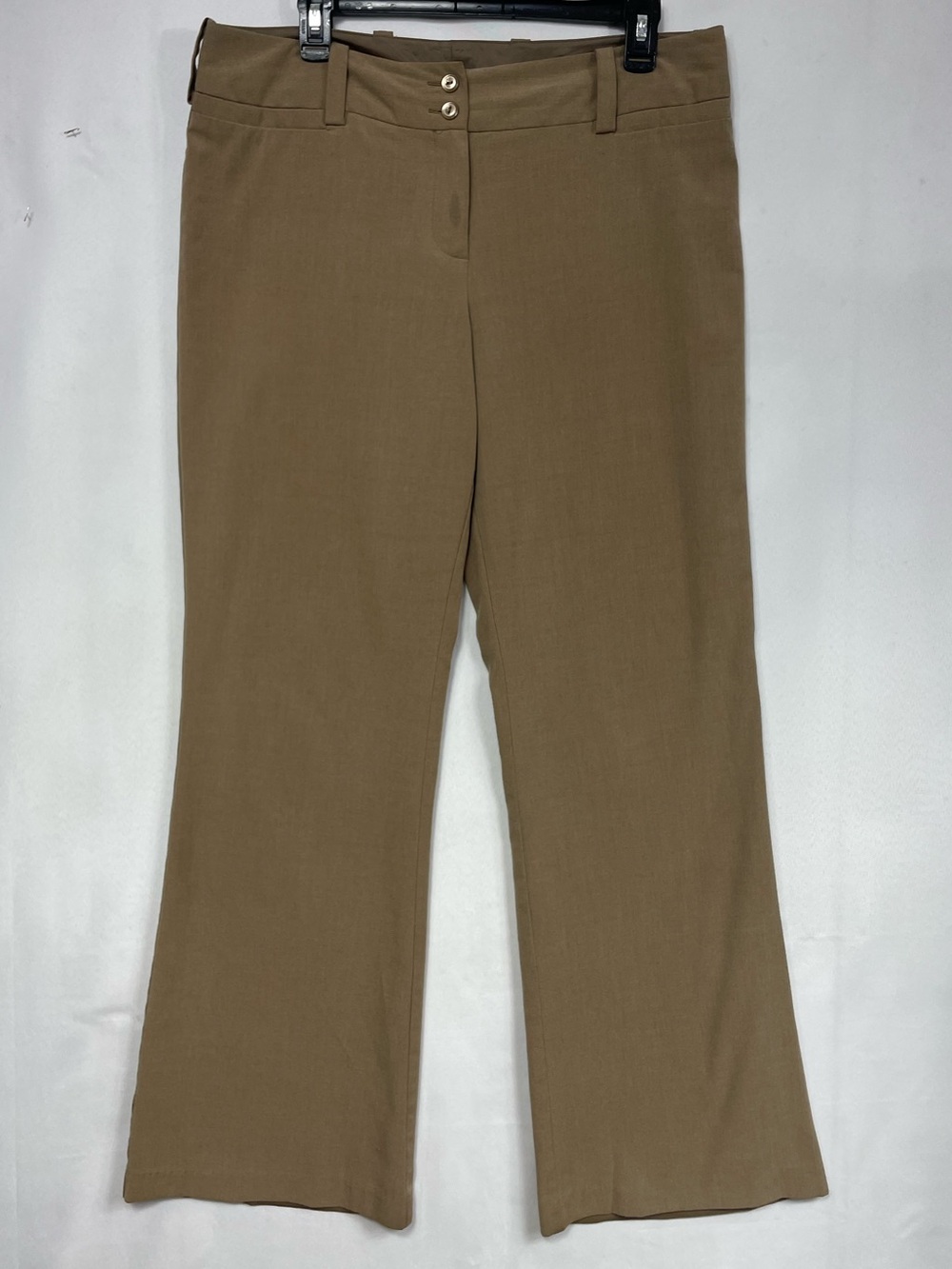 IZ Byer Low-rise Flare Pants 15 Tan Trousers Business Grunge Hip Y2K Office